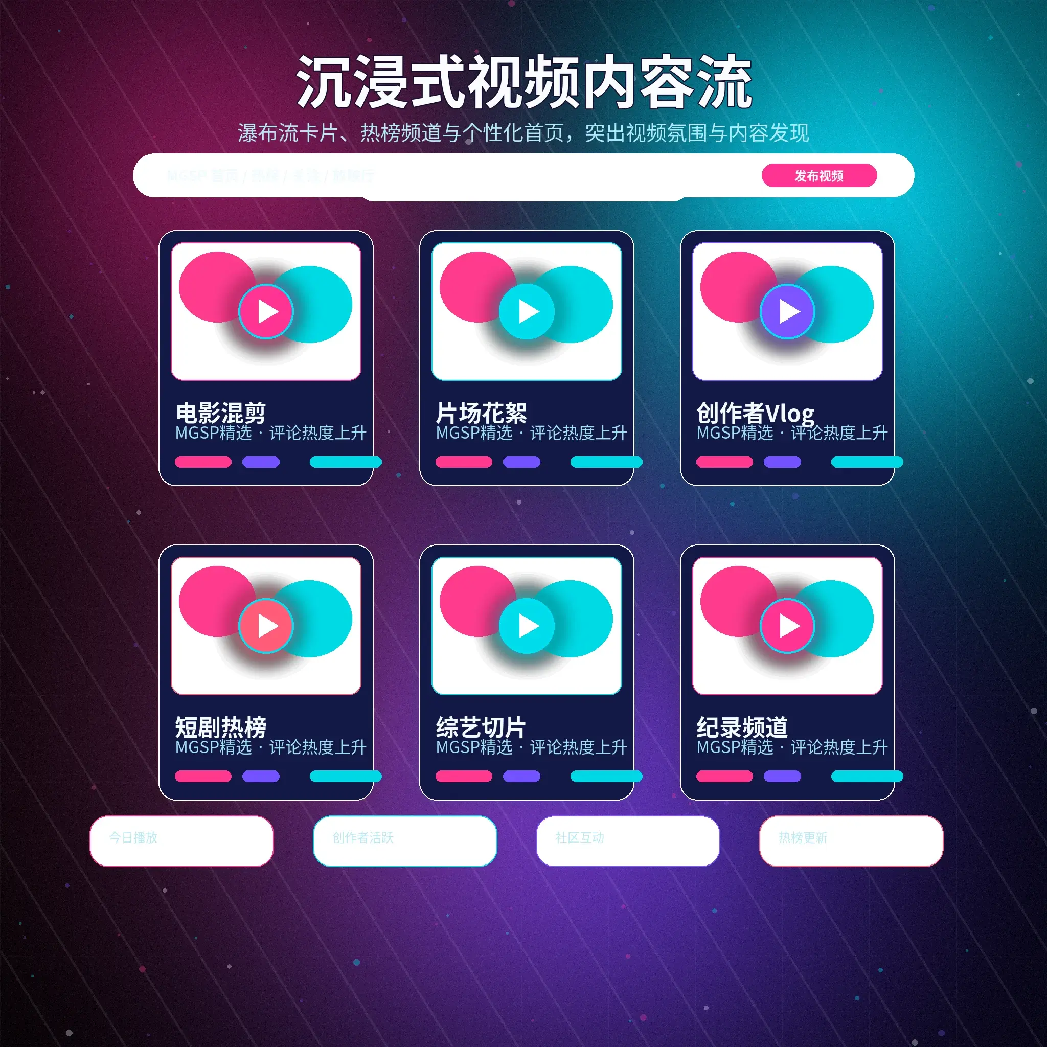 蘑菇视频影像动态与生活短视频展示